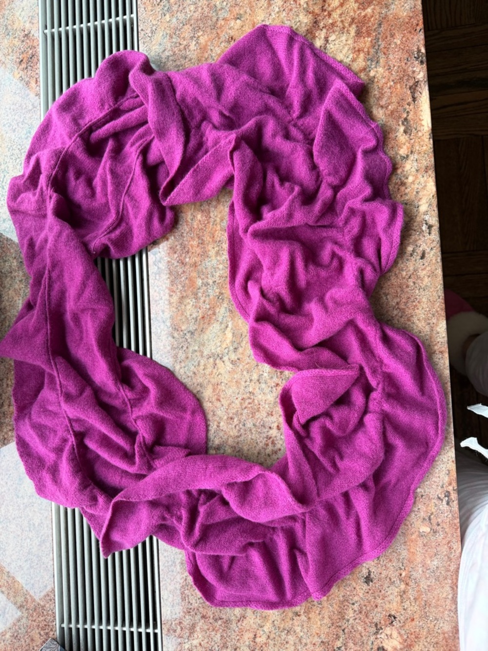 Lord & Taylor Fuchsia Lightweight Wrap Scarf